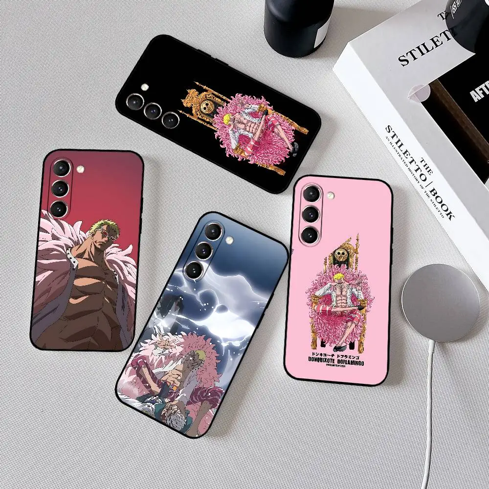 

Cool E-DoflamingoS Phone Case Black Ultra-thin Shockproof Case For Samsung S24/S25/S22/S30/Note20/Lite/Ultra/5G/Plus/FE