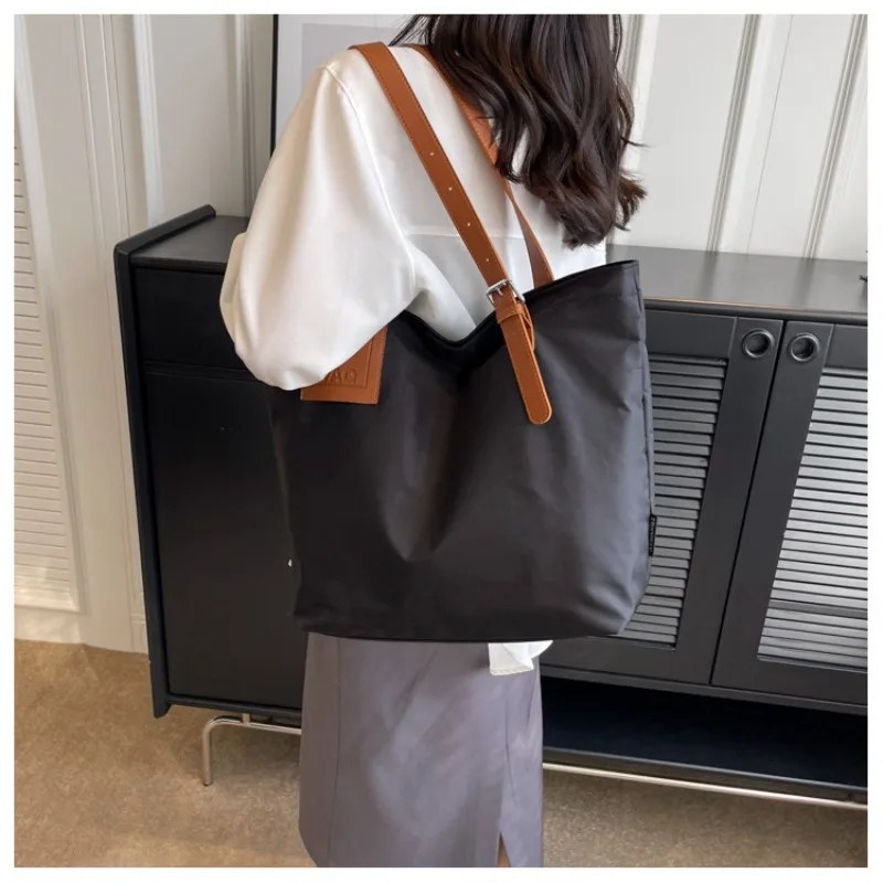 Bolsos de hombro japoneses para mujer, mochilas traseras de clase para estudiantes universitarios, bolsas de lona portátiles de gran capacidad