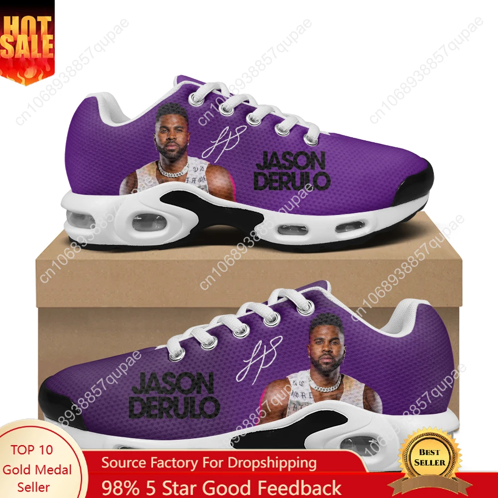 

Jason Derulo Air Cushion Sneakers Music Singer Mens Womens Teenager Lightweight Sports Shoes Custom Leisure Mesh Sneaker