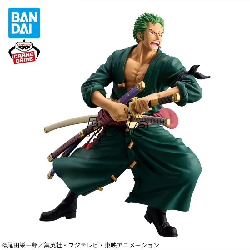 

Bandai Original Banpresto Anime ONE PIECE Grandista Roronoa Zoro PVC Action Figure Model Collector Toy Christmas Gift