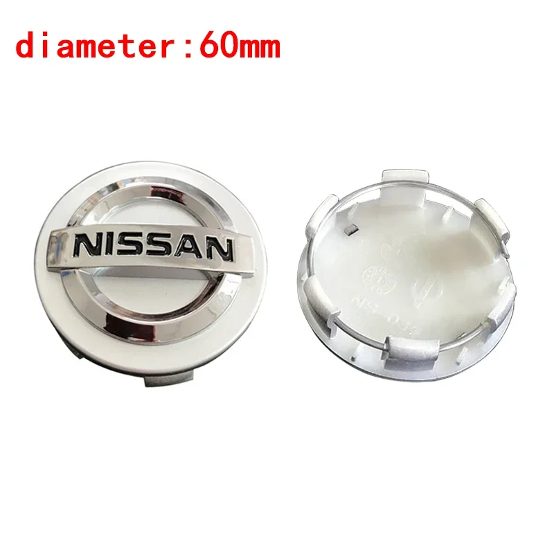 54mm 58mm 60mm Car Wheel Center Hub Caps Cover Badge Decal for Nissan Nismo Note Qashqai Tiida Almera Altima Teana X-Trail T32