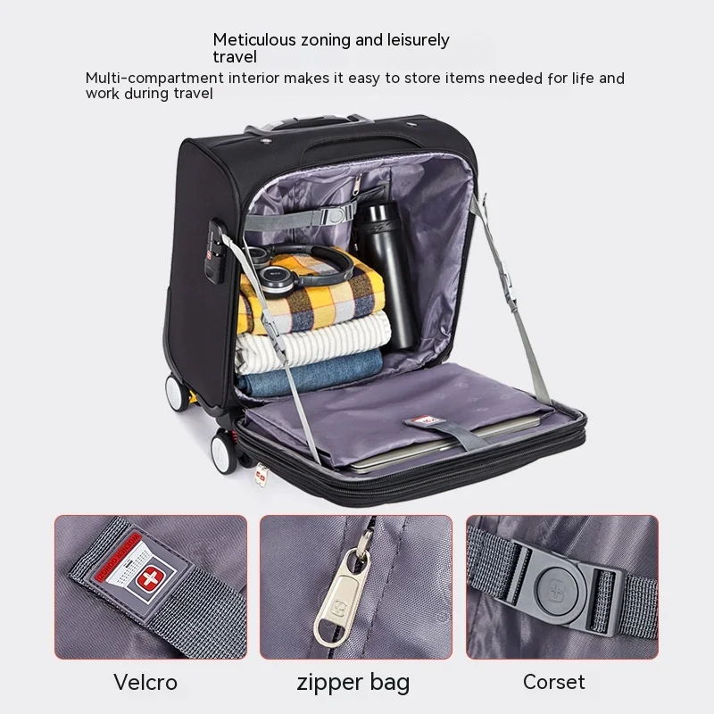 Saber Brand Boarding Bag 18-Inch Universal Wheel Suitcase Men's and Women's Trolley Luggage Luggage Small Fashion