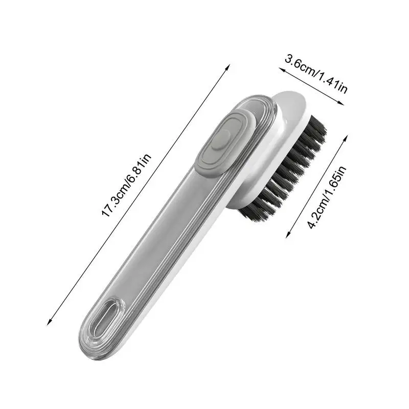 Escova De Limpeza De Sapato De Cerdas Macias, Roupas Domésticas, Aderência Ergonômica, Enchimentos Líquidos, Design Espacial