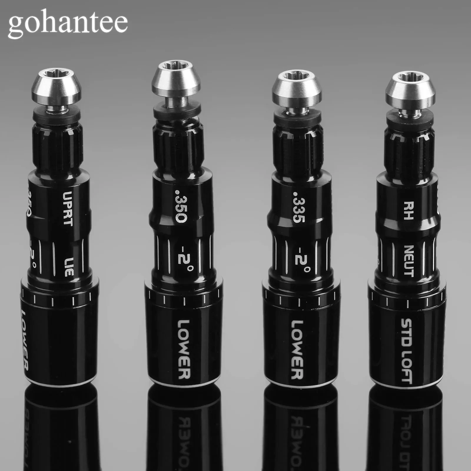 gohantee Golf Shaft Adapter Tips Size .335 .350 +-2 Golf Shaft Adapter Sleeve Replacement For M1 M2 Drivers And Fairway Woods