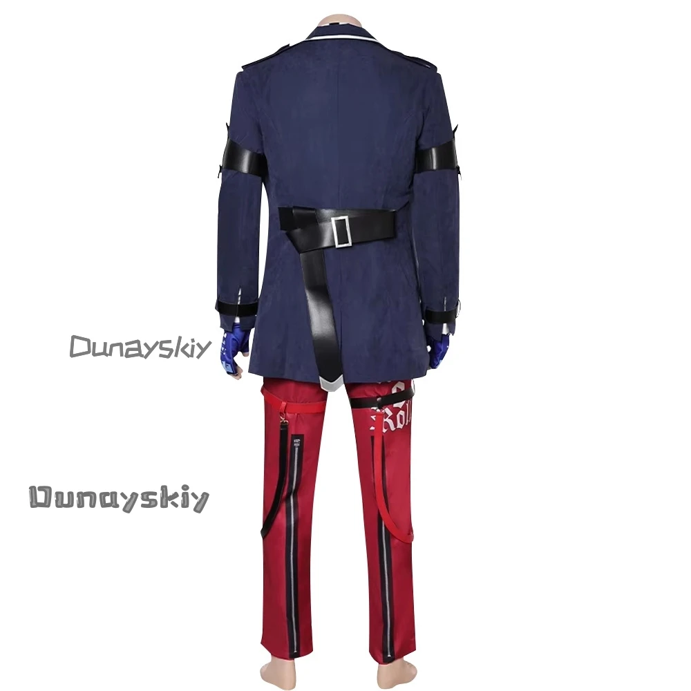 Game Tekken 8 Steve Fox Cosplay Fantasia Costume Disguise For Adult Men Clothes Jacket Pants Uniform Set Halloween Carnival Suit