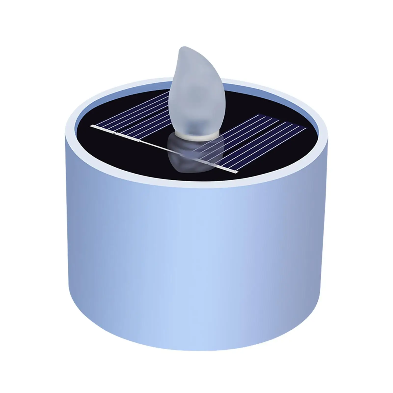 Flammenloses Solar-Teelicht, LED-Teelichter, wasserdicht, flackernde Kerzen, dekorative Kerzenlaternen, rauchfreie Simulation, LED-Kerze