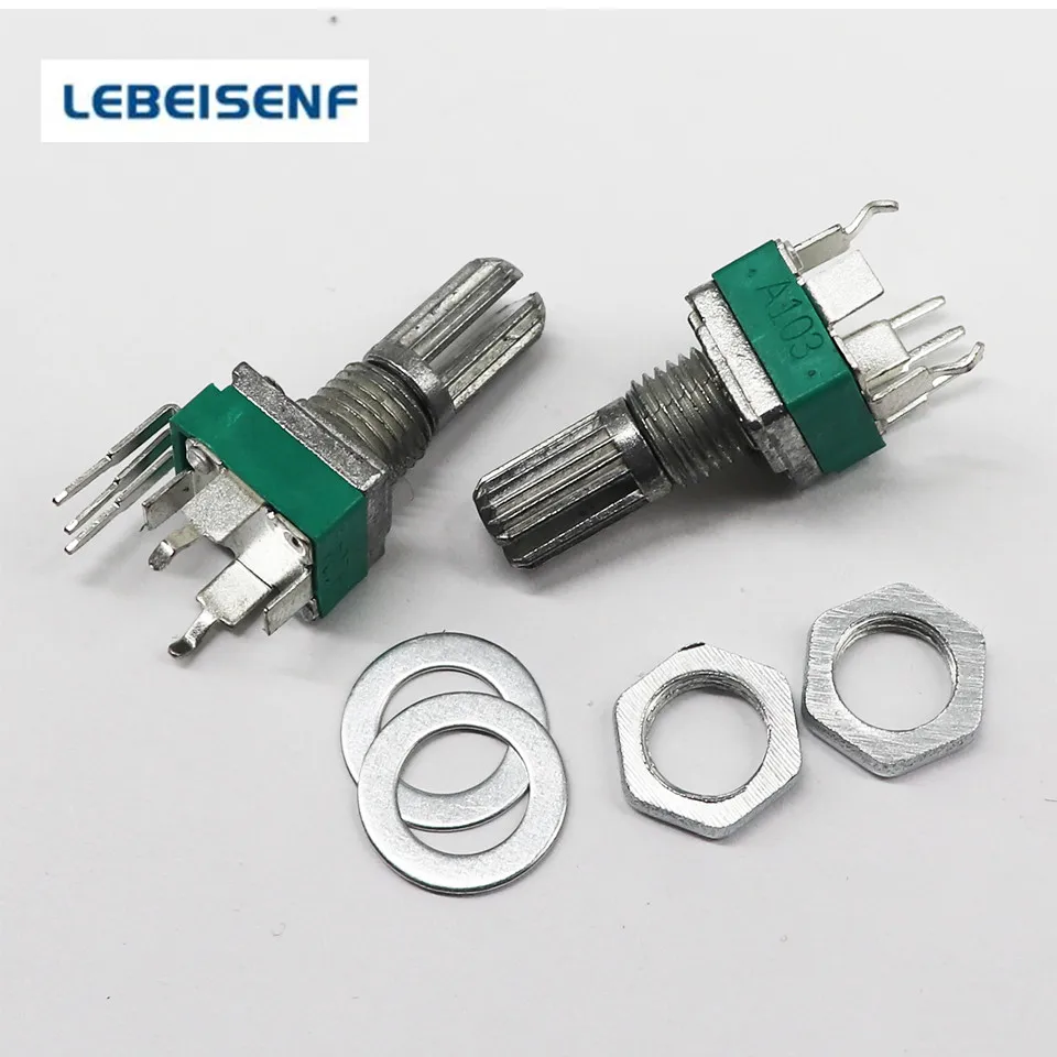 

50PCS precision adjustable potentiometer RK097N 097 Vertical clubfoot Single A5K A10K A20K A50K A100K A1M