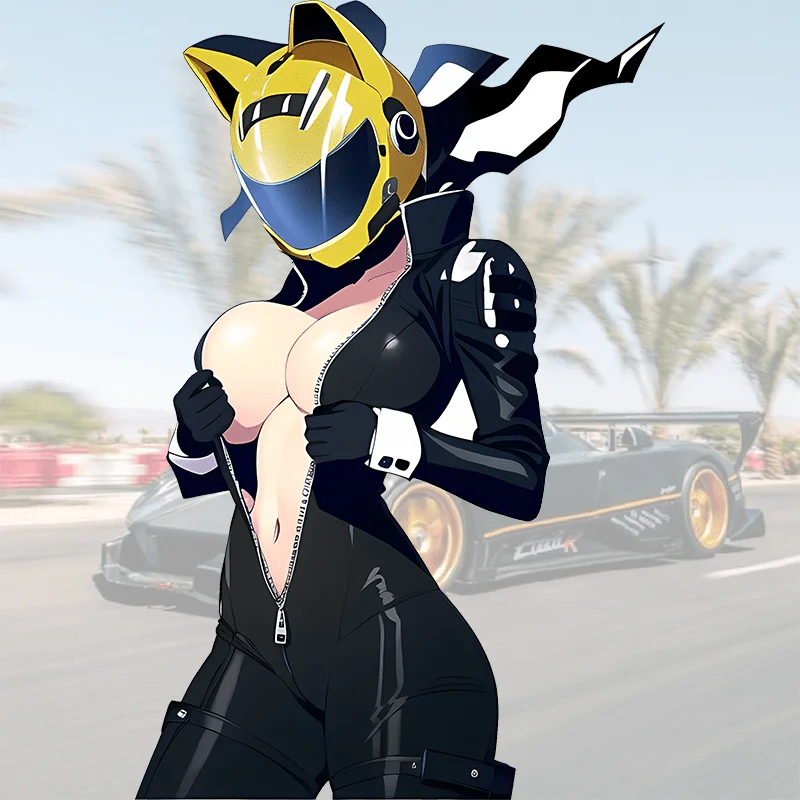 

1 шт., крутая наклейка в стиле аниме Rider-многоразовая виниловая наклейка для мотоциклетных шлемов, холодильника, велосипедных рамов, модный декор