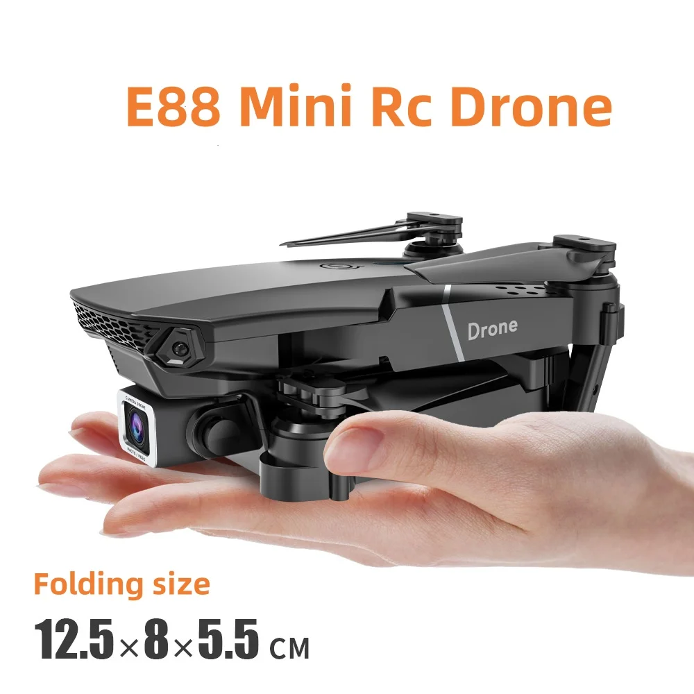 E88 Mini RC Drone 4k HD Photography Quadcopter Stable FPV Drone Toy With Camera For Beginner