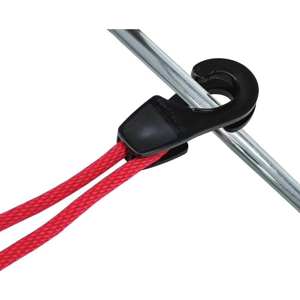 Cabides para pára-choque de trilho de barco, 1" pretos, pacote de 2 de valor para proteção marítima