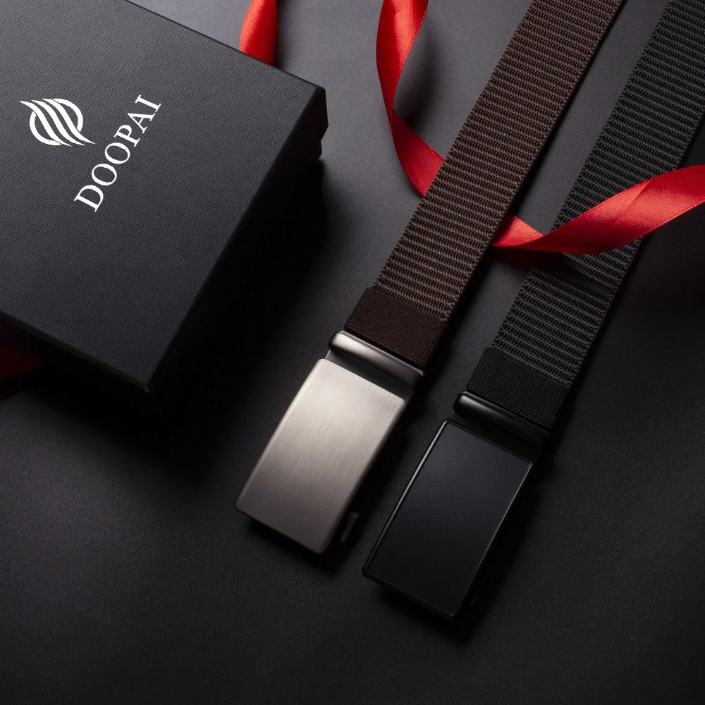JACNAIP Men belt Nylon Belt Hard Alloy Quick Release Buckle High Quality Casual Automatic Buckle Belt Jeans Army Waist Strap
