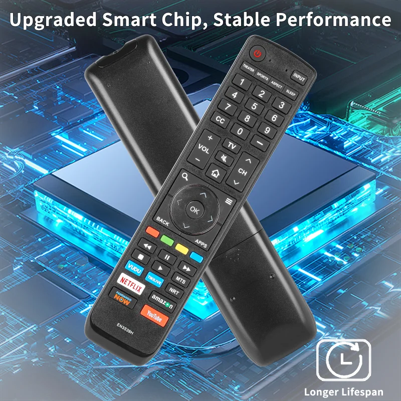EN3S39H para control remoto Hisense, para Hisense 4K UHD Smart TV EN3V39H EN3I39H 43H6E 49H6020E 49H6030E 49H6040E 49H6050E 49H607
