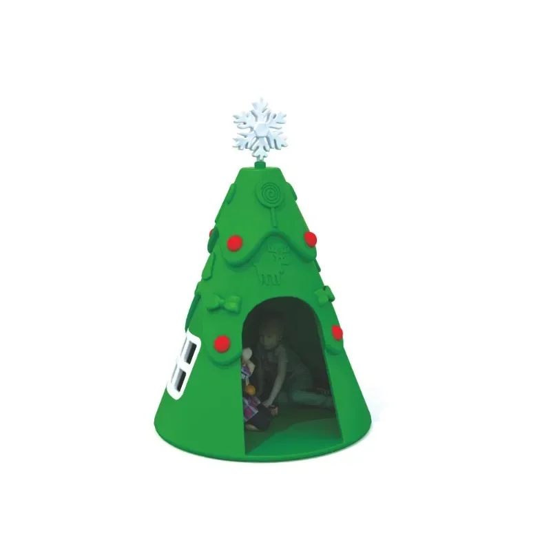 hot selling family friendly series christmas tree style children game plastic play house