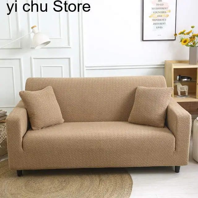 

New Seater Thick Elastic Sofa Cover For Living Room Seater Polar Fleece Fabric Sofa Cover Corner Couch Cover 1PC