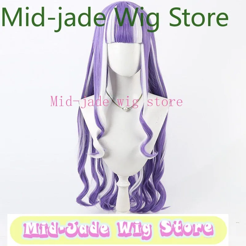 BanG Dream! RAISE A SUILEN PAREO Nyubara Reona Cosplay Wig Long Curly Hair Pink Blue Mixed Heat Resistant Synthetic Bandori - view 5