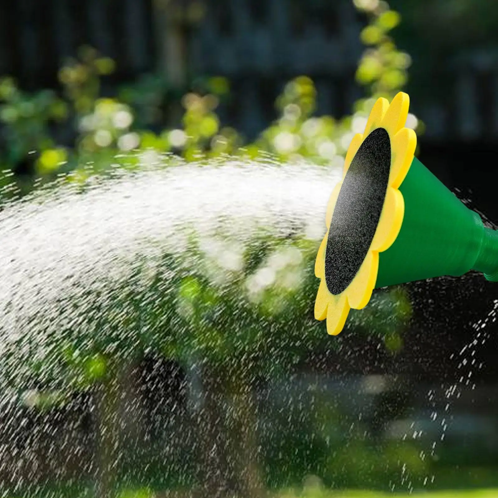 Sunflower Garden Sprinkler Plastic Lawn Sprinkler Outdoor Watering Nozzle Decorative Tool for Patio Yard Watering