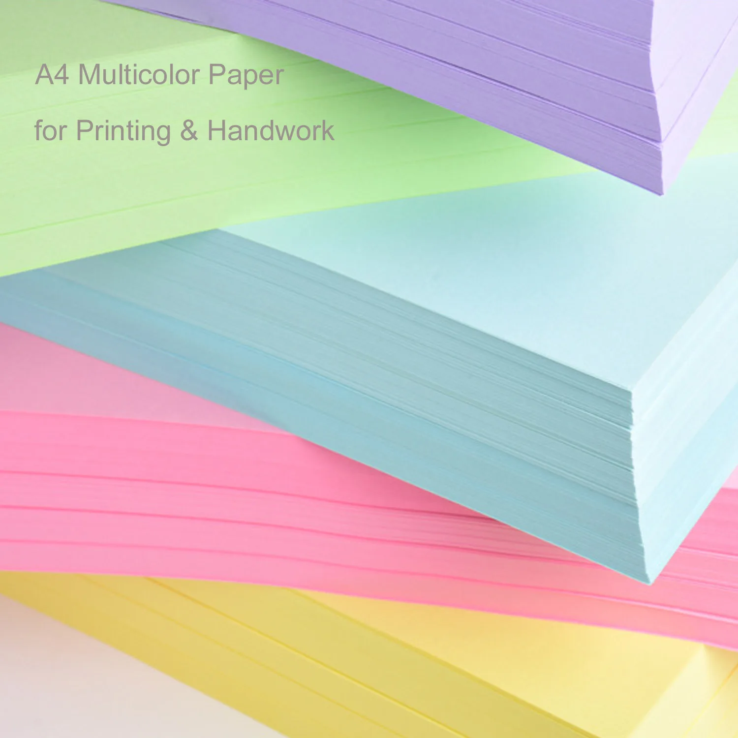 

Makeasy A4 Multipurpose Copy Printer Paper 70g Colorful 8.5" x 11" 5 Reams 2500 Sheets (500 Sheets/Ream)