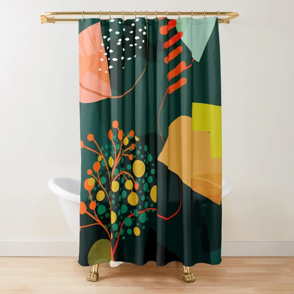 

geometric retro shapes Shower Curtain Bathroom Decor Cute Shower For The Bathroom For Bathroom Shower Curtain