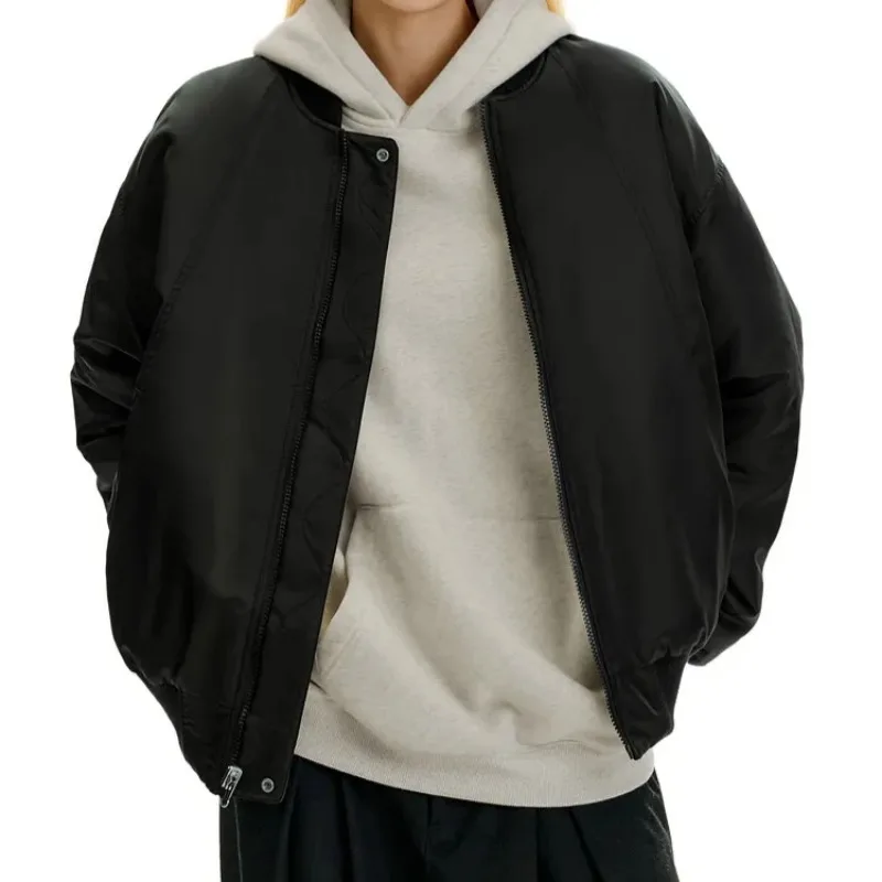 

Весенне-осенняя тонкая двусторонняя куртка-бомбер, бейсбольная форма, красивая