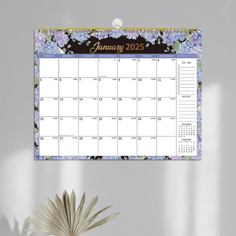 Calendar 2025 Wall Monthly Calendar Jan To Dec 2025 Annual Yearly Planner 2025 Calendars Wall Planner 12x17 Inch 12 Monthly