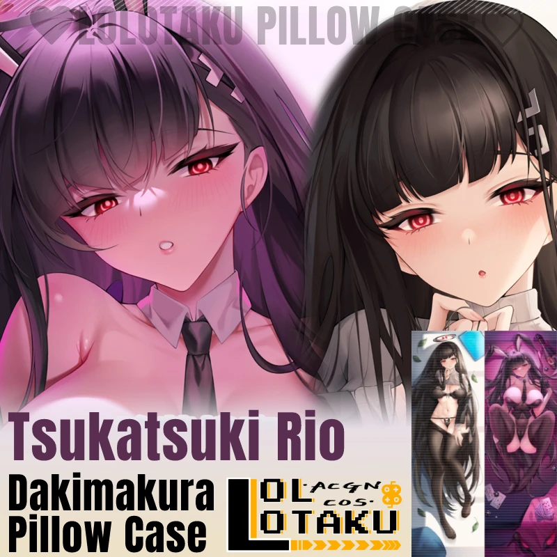 

Tsukatsuki Rio Dakimakura Blue Archive Game Hugging Full Body Sexy Pillow Case Pillowcase Cushion Cover Home Bedding Decor Gift