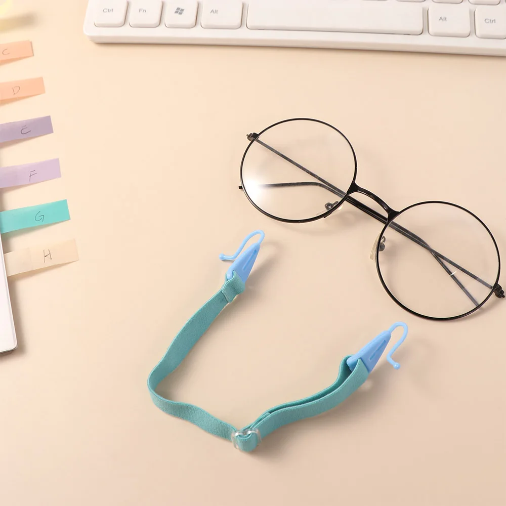 Holder Nylon Glasses Strap Anti-slip Adjustable Child Glasses Retainer Solid Color Elastic Eyewear Cord Unisex