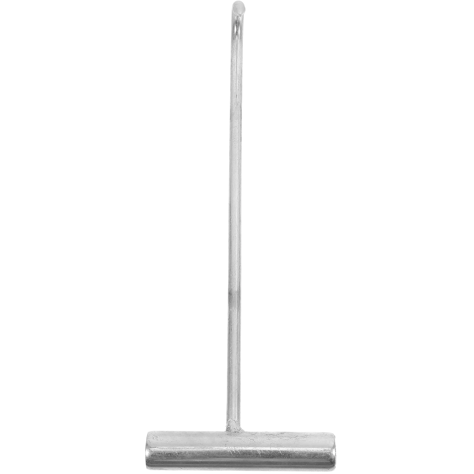 Sewer Manhole Cover Hook Heavy Duty Hooks Handle Bold Silver Stainless Steel Moving Tools