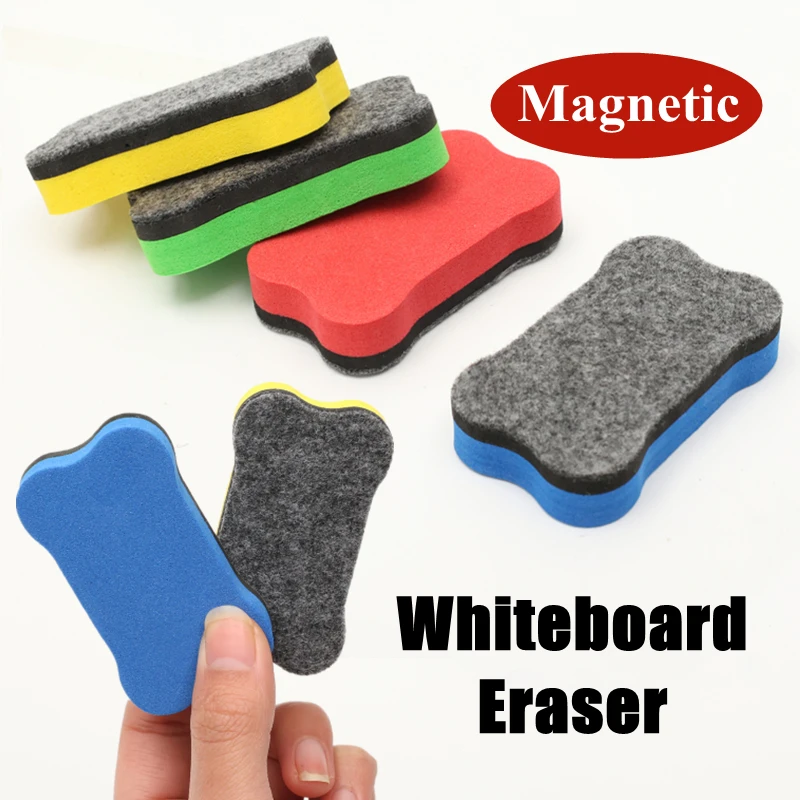 1/3 Stücke Hohe Qualität Mini Knochen Bunte Magnetische Whiteboard Radiergummis Trocken abwischbaren Marker Reiniger Lehrer Schule Büro Whiteboard 2022