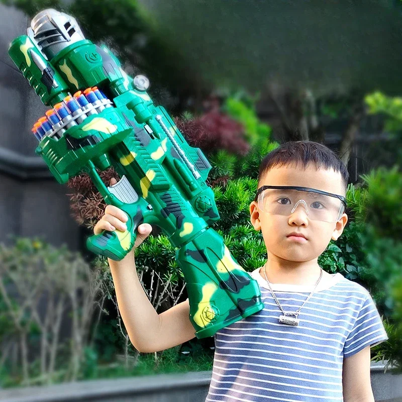 เด็กอัตโนมัติกระสุนพลาสติกปืนของเล่นชุดสําหรับลูกดอกของเล่นปืนพก Long Range Dart Blaster ของเล่นเด็กของขวัญวันเกิด