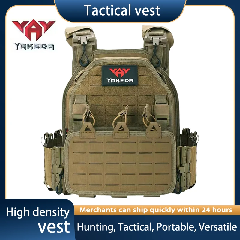 YAKEDA 6094 Professional SWAT Gear Vest Radio/Medkit Compatibility Quick Access Panels Tactical Response Ready