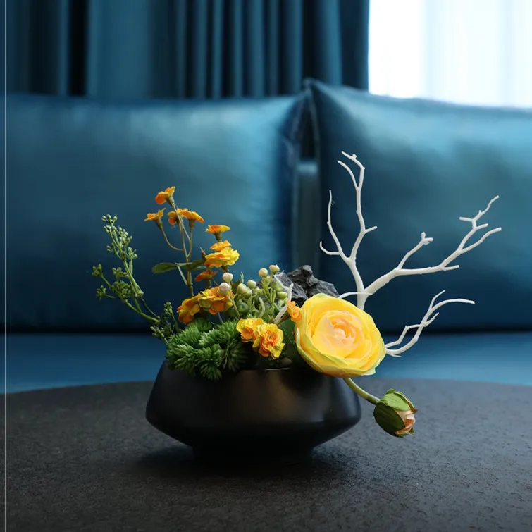 Высококачественные украшения для стойки регистрации отеля, обеденный стол, цветок, маятник, имитация цветка, украшение для чайного столика