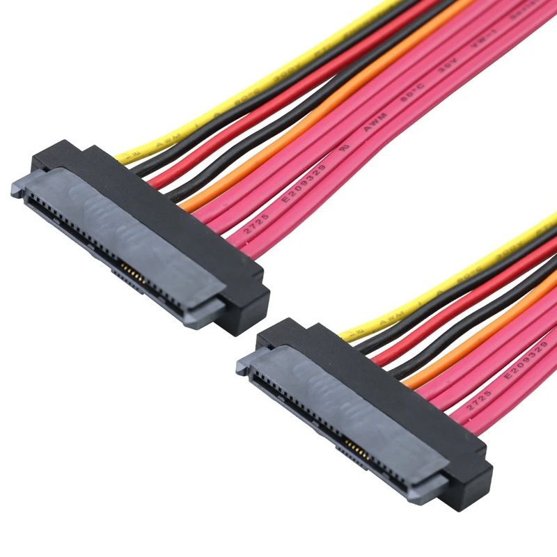 12Gbps SFF-8482 SAS 29Pin mâle à femelle câble d'extension serveur disque dur panneau fond de panier adaptateur câble