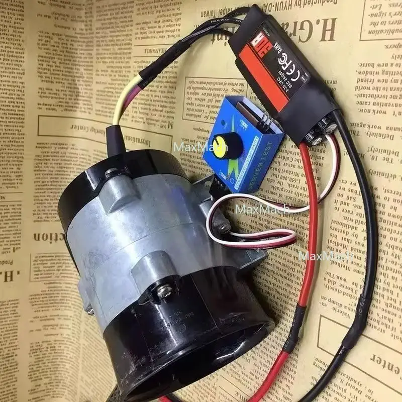 

12V 40A Car Electric Turbine Power Turbo Charger With Airplane Model Electronic Tuning Boost Air Intake Fan Universal Auto parts