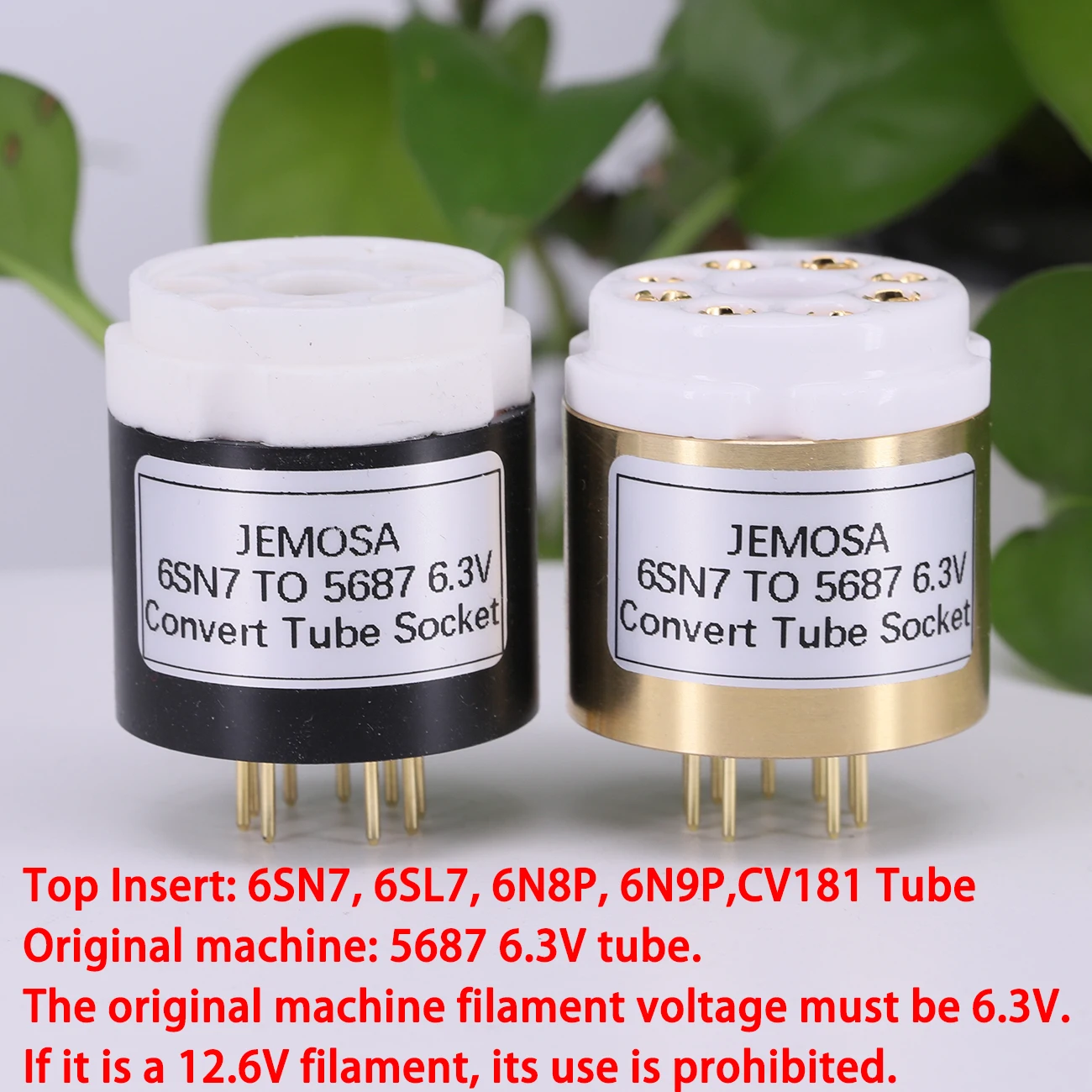 

1 шт. 6SL7 6N8P 6N9P 6SN7 до 5687 6,3 В DIY аудио ламповый усилитель преобразует адаптер розетки