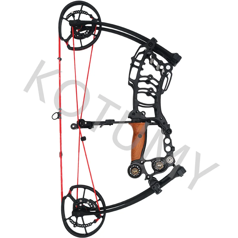 Dual-Purpose Compound Bow 40-70lbs Archery Hunting Compound Bow Steel Ball Bow for Adult Outdoor Hunting Shooting