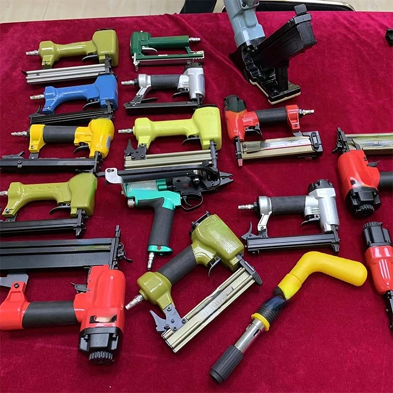 

P625-E3 Full Automatic Nailer Gun Pneumatic Tools 23GA 1'' Pinner Finishing Headless Air Nail Gun Steel Pin Nailer