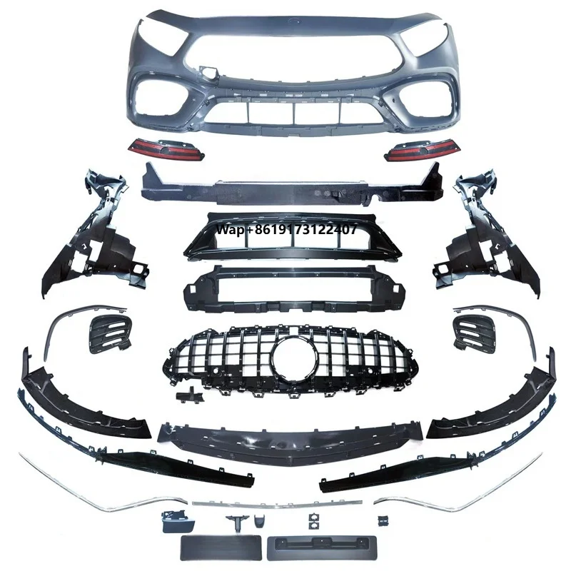 

Veidt for CLS-Class W257 Modified CLS63 Surround CLS300 Update Front Bumper Grille CLS63 Tail Lip Tail Muffler