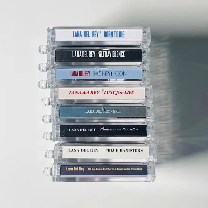 Play Song Born to Die 앨범 허니문 미니 음악 CD NFC 키체인, 라나 델 레이, 코스프레 목걸이, 아크릴 DIY 펜던트, 8 개