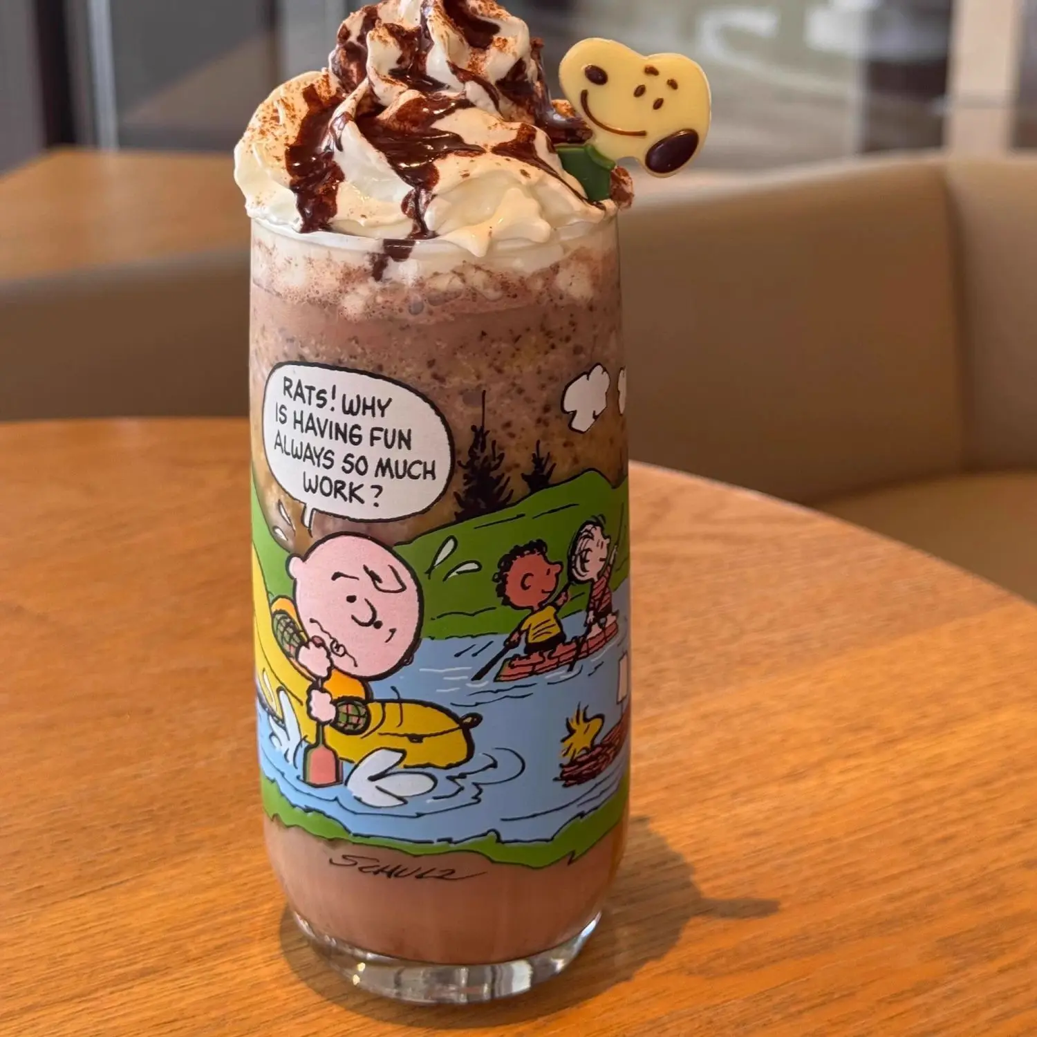 Snoopy Cartoon Leuke Glazen Waterbeker Creatieve Kawaii Mannelijke Vrouwelijke Paar Dezelfde Melksap Koffiekopje Anime Perifere Gift