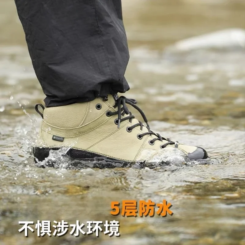 Scarponi da trekking all'aperto da uomo Scarpe sportive da passeggio durevoli Scarpe sportive invernali morbide e calde unisex Scarponi da trekking