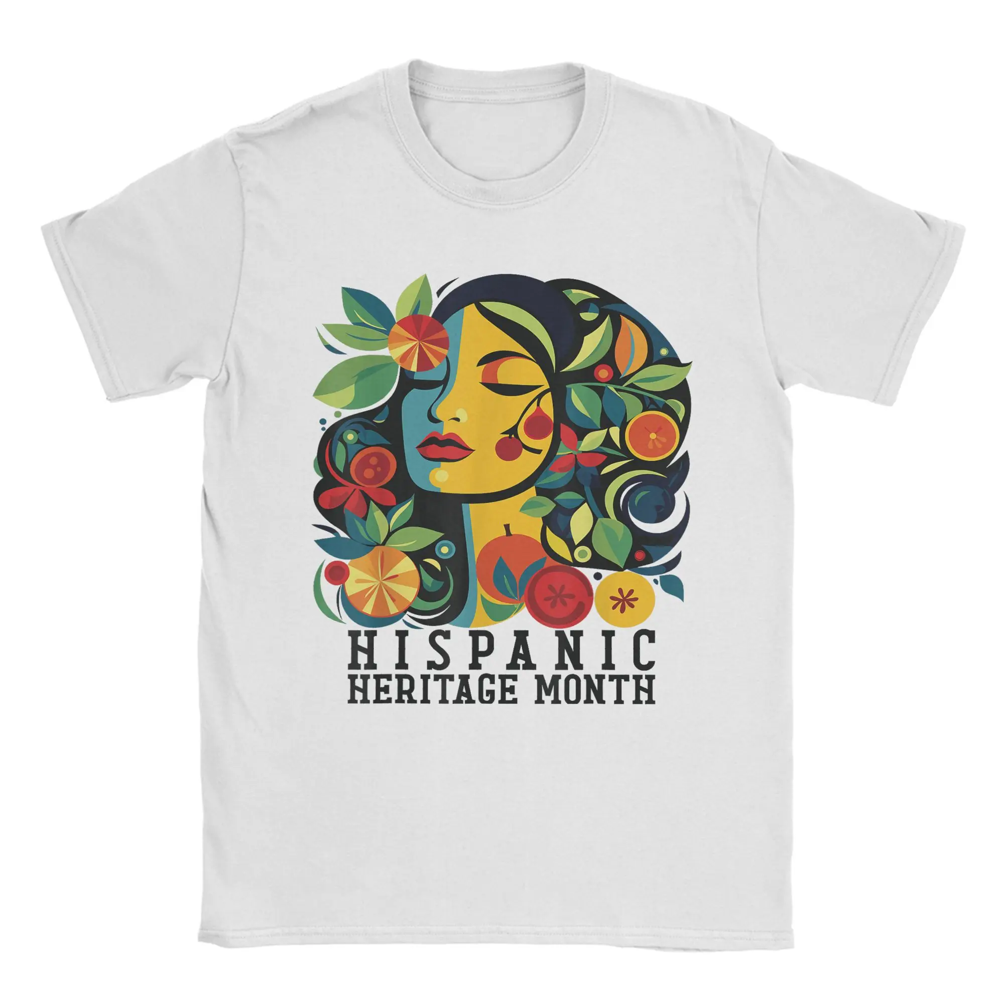 مضحك شهر التراث الإسباني تي شيرت للرجال Crewneck القطن تي شيرت قصير الأكمام تي شيرت حجم كبير الملابس #1