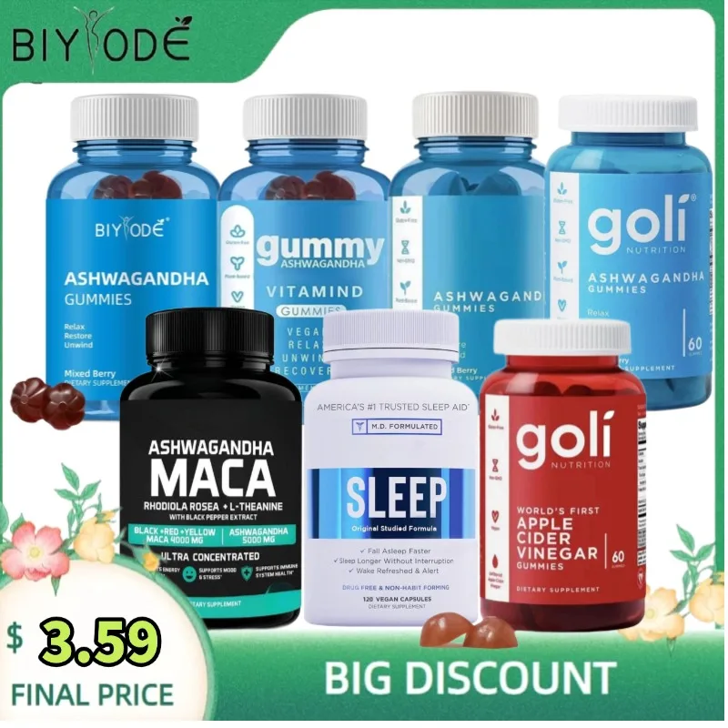 بييوود اشواغاندا كبسولة جنوب أفريقيا الحلو فيتامين د الحلوى الناعمة تخفيف التوتر والقلق الرعاية الصحية دعم الجهاز المناعي