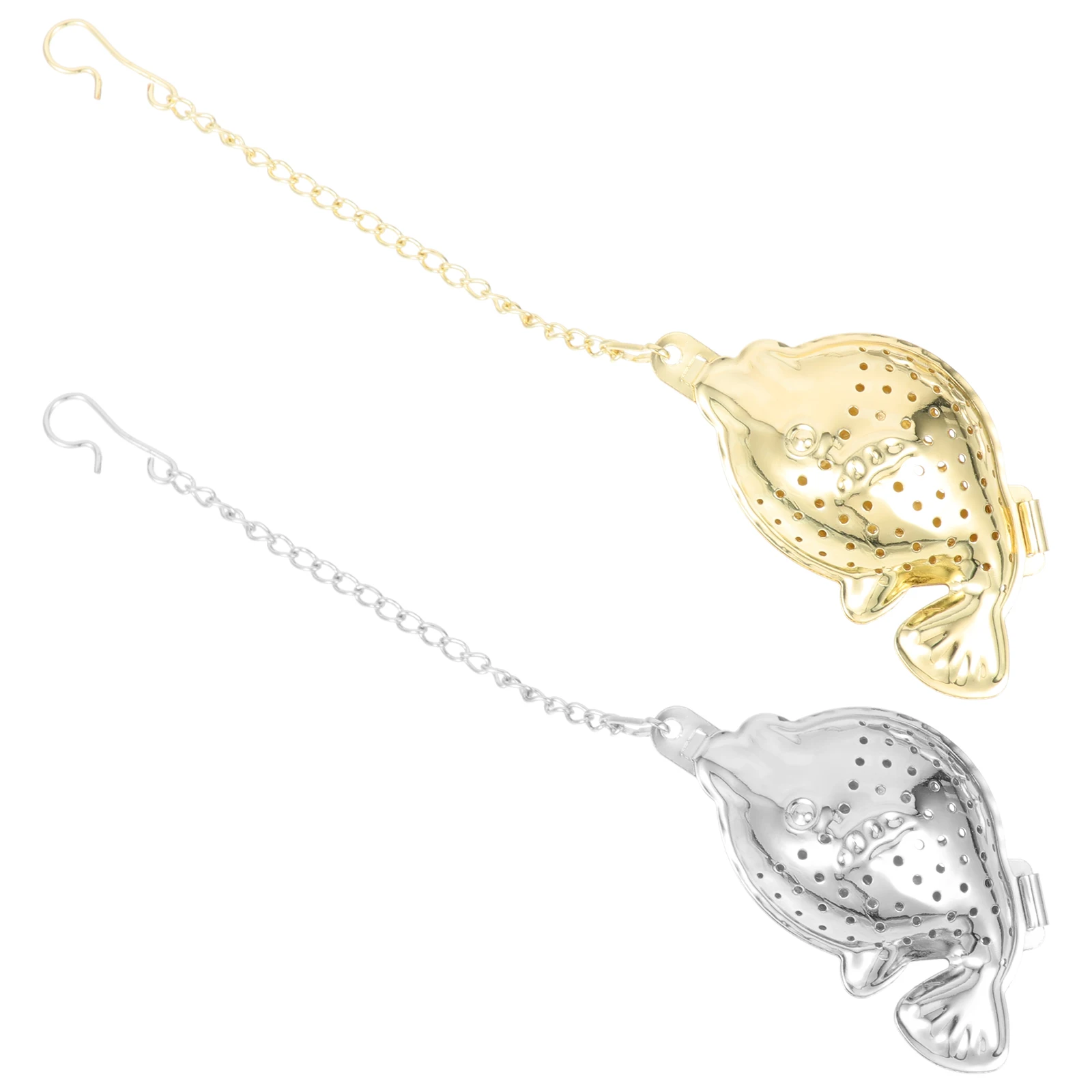 

2 Pcs Shaped Tea Strainer Stainless Steel Tea Leaf Mesh Strainer Loose Leaf Infuser Portable Kitchen Mesh Filter Holder