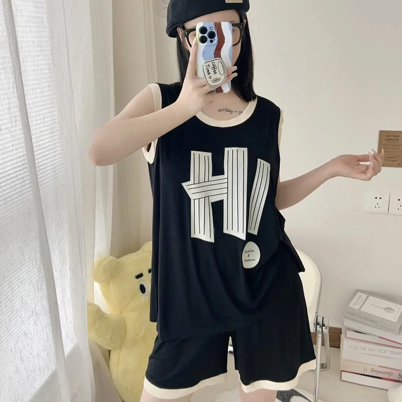 

plus Size 300 Pou Women's Casual Sports Two-Piece Set Tank Top orts Cool Summer Spwear Outerwear for plus Size Women