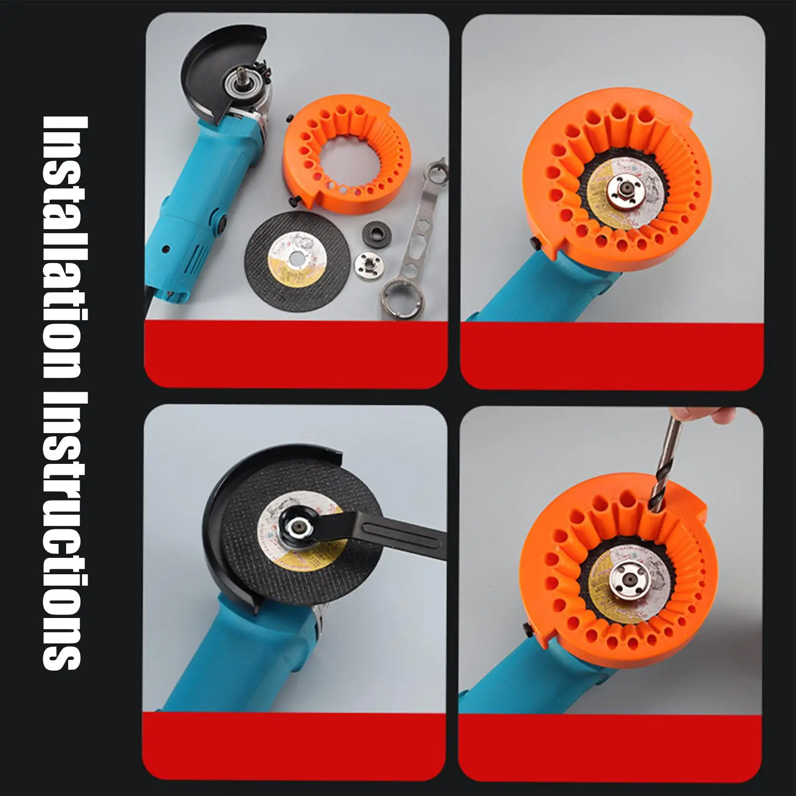 

Эффективная точилка для сверл, ручная шлифовальная насадка для металлообработки, промышленный дом, гараж, наружная конструкция