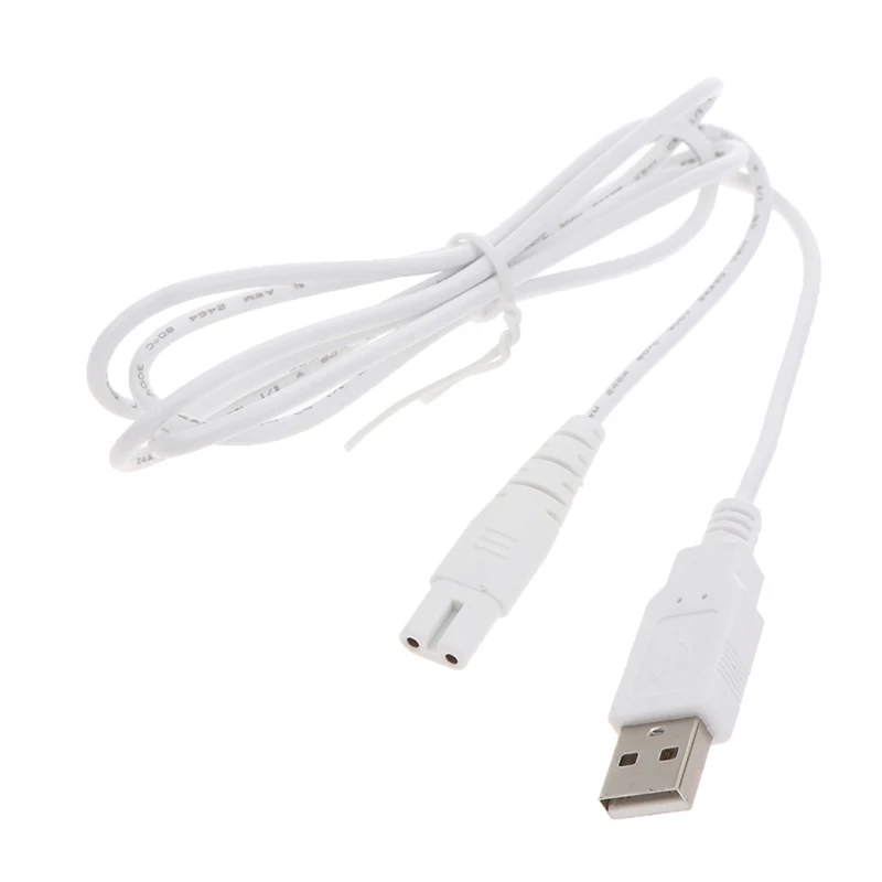 White USB Cable Charging Line Suit HF-5 HF-9 HF-6 Oral Irrigator Teeth Water Flosser Power Cord USB Electrical Cord