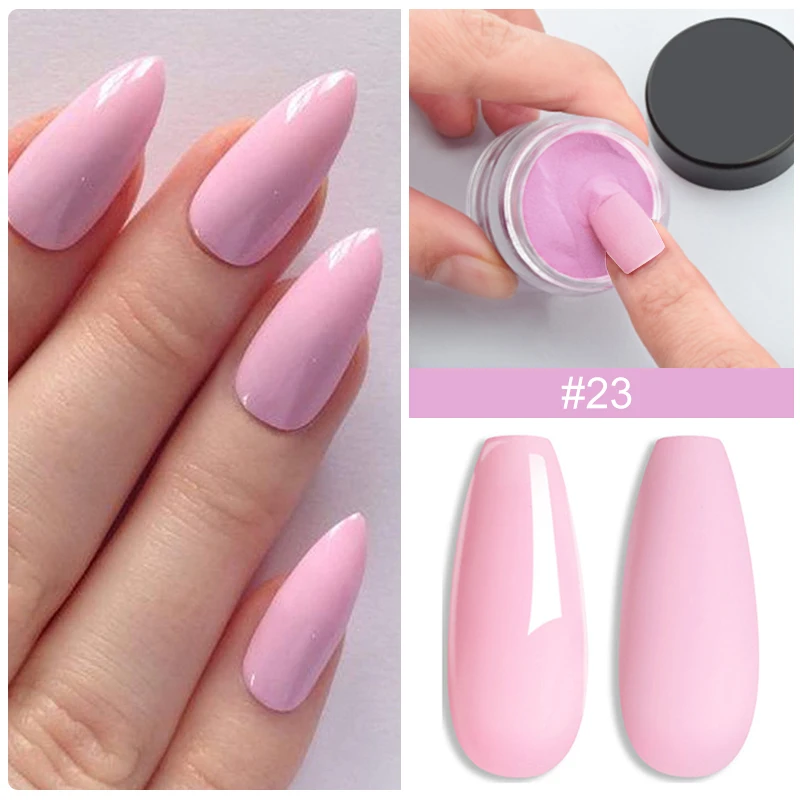 10g Dipping Powder Pure Color Flash Nail Dust Decorative Resin Pigment Nail Art Needs Primer And Sealing Layer