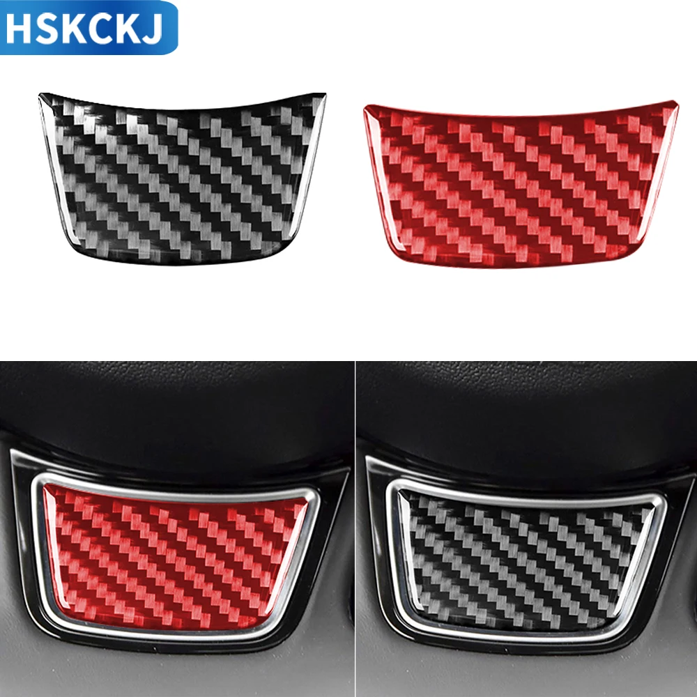 

For Audi A3 S3 RS3 8V 2013-2019 Carbon Fiber Car Steering Wheel Panel Chin Trim Sticker Car Decorative Accessories