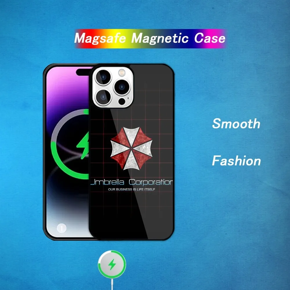 Umbrella corporation Phone Case For iPhone 15 14 13 11 12 Pro Max Plus Magsafe Magnetic Phone Cover