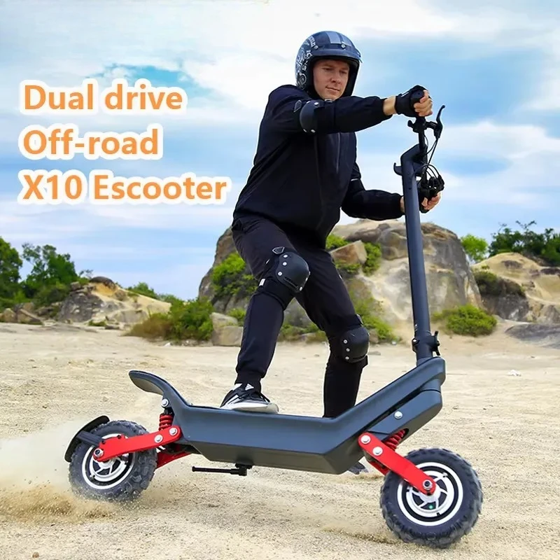 Powerful 2000W Dual Motor X10 Electric Scooter for Adults 45 Mile Long Range 48V High-Capacity Battery Dual Disc Brakes view 3